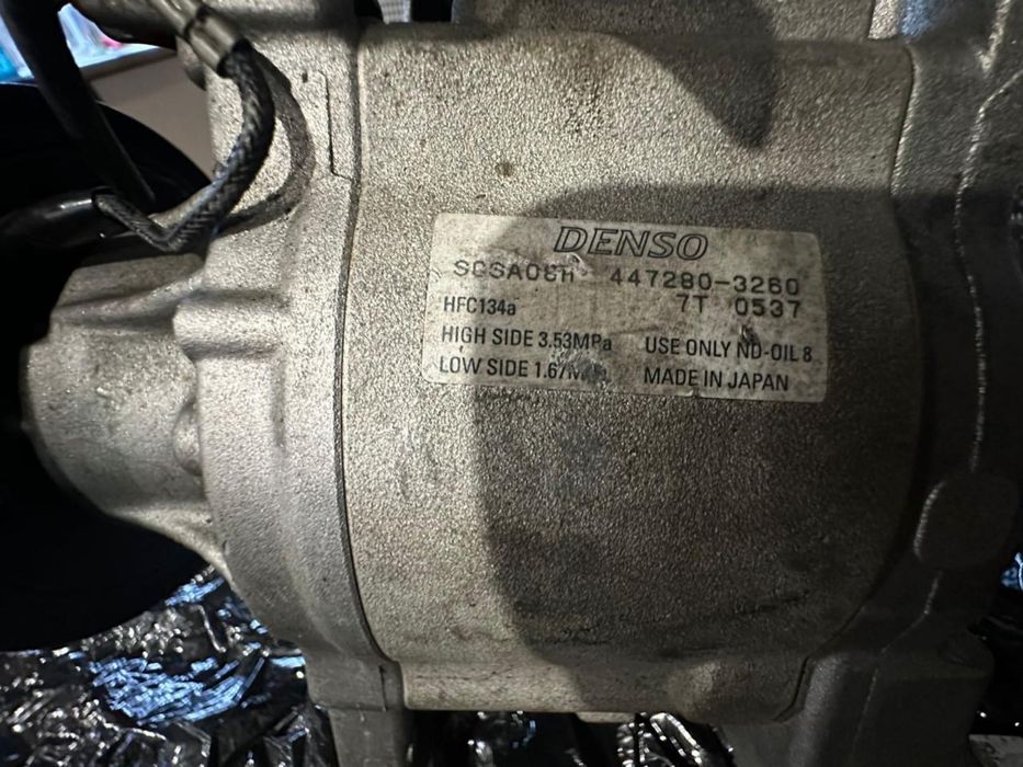 Компрессор кондиционера на Subaru outback
