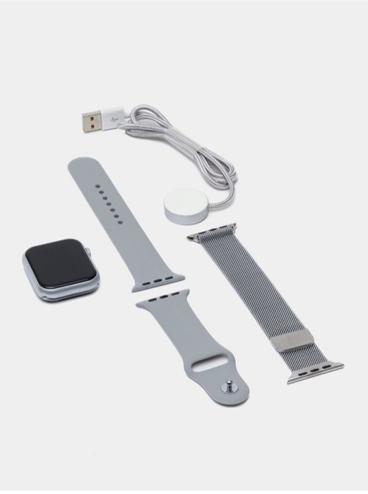 Smart watch Lk8 Pro 45mm второй ремешок в подарок для IOS и Андроид