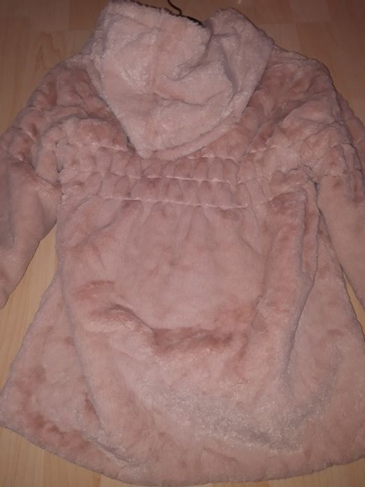 Палто мек плюш пепел от рози
