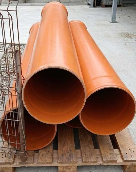 Țevi PVC Ø400 x 9,8 mm, 3 m , 3 tevi– 50% din prețul de magazin
