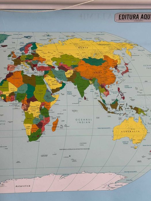 Vand Harta fizica si politica a lumii