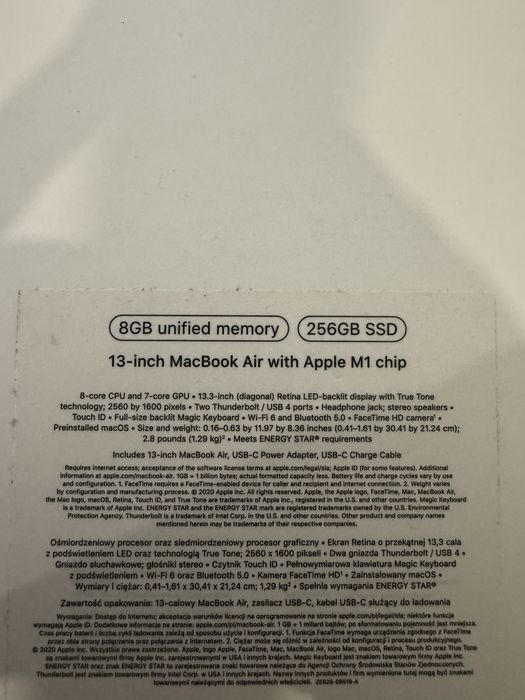 MacBook Air 13 97% 8GB/256GB в ГАРАНЦИЯ