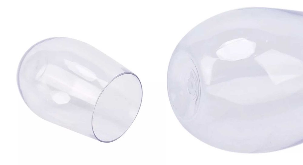 Pahare de vin plastic.4 buc. Nu se sparg. Noi ambalate!