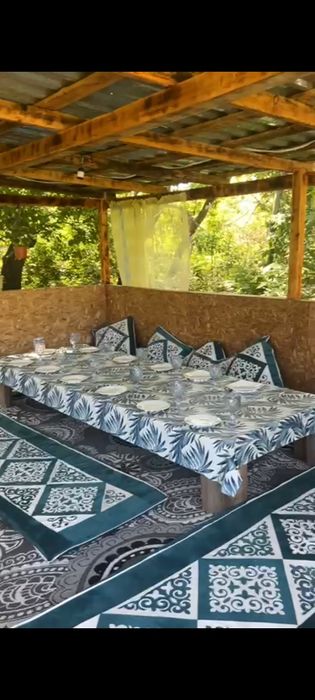 Дача, дом за городом, юрта , тапчан, баня