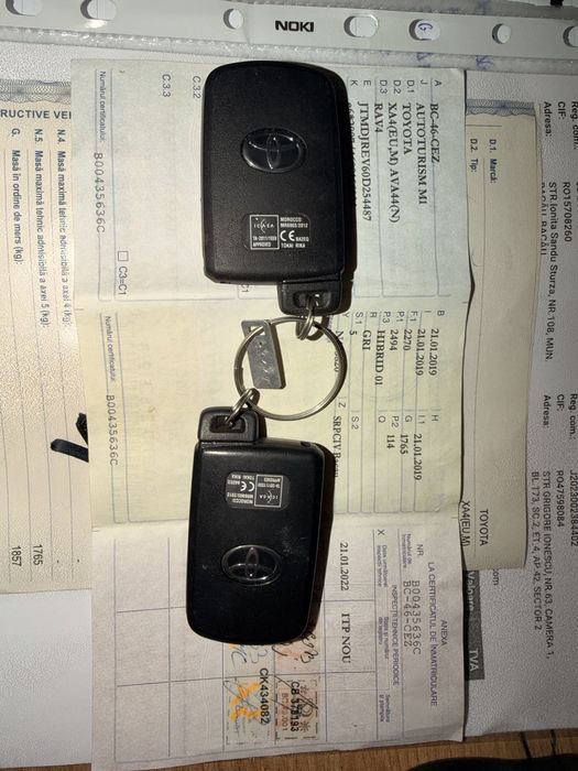 Toyota Rav 4 2019 4X4 2.5 HYBRID 90.000 KM AVARIAT / AVARIATE