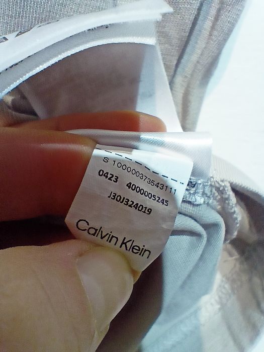 Tricou Calvin Klein Jeans gri, mărimea XL