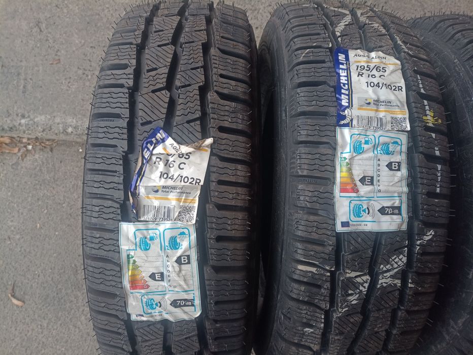 4 anvelope de iarna NOI Michelin 195/65 R16C dot 2523