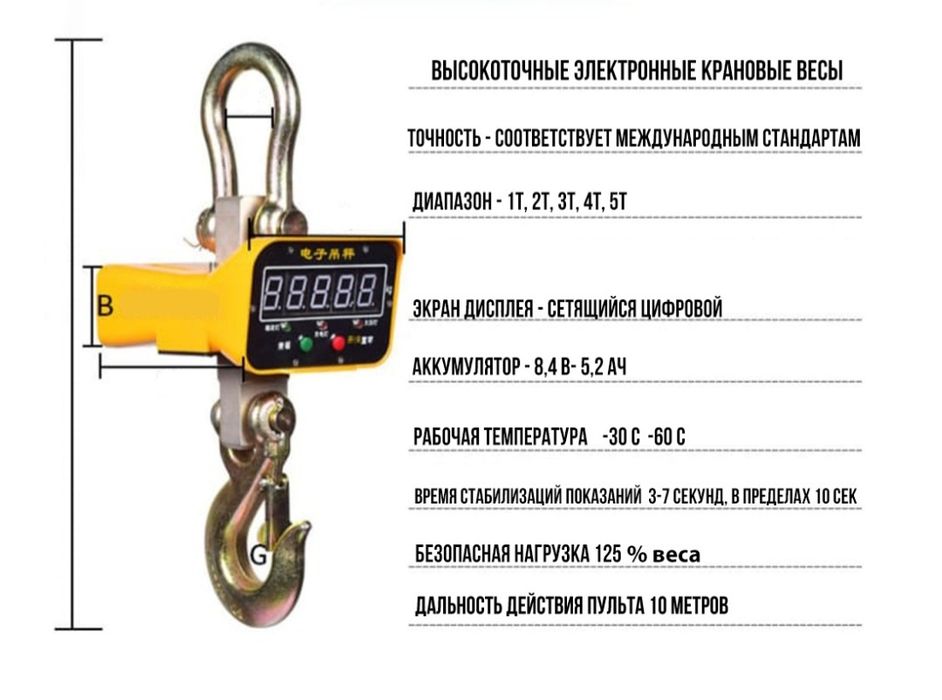 Электронные весы 5 т