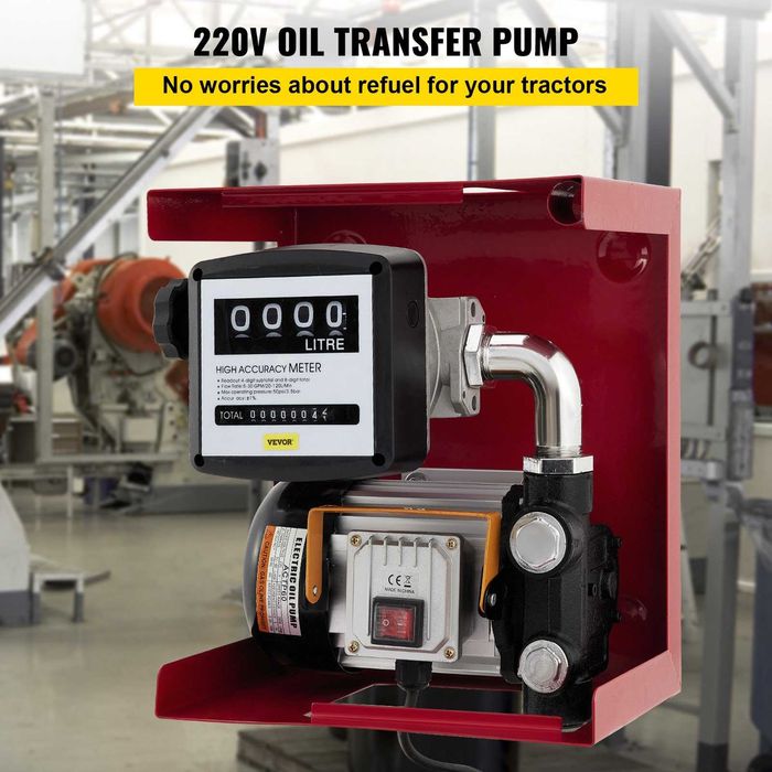 НОВО! 12V Бензиноколонка, Помпа с брояч, Помпа за източване с пистолет