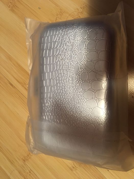 Geanta clutch argintie