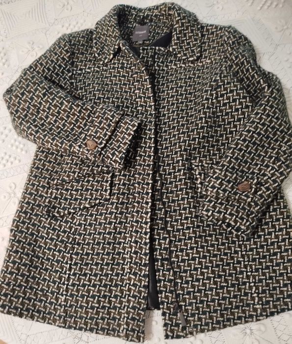 Късо палто NEXT – меланж, размер XL (UK16)