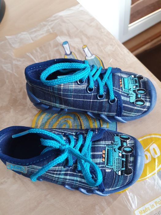 Бебешки обувки за прохождане с дишащо ходило Befado