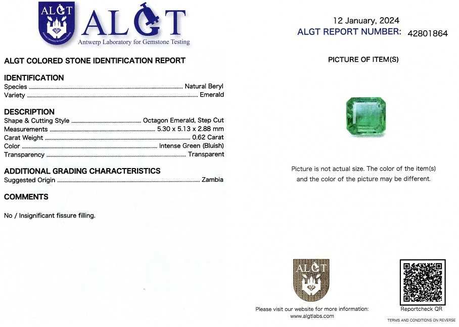 Smaralde 0,62-0,80 ct., Zambia-cod 9990,9992,9996,9998,9999,10000
