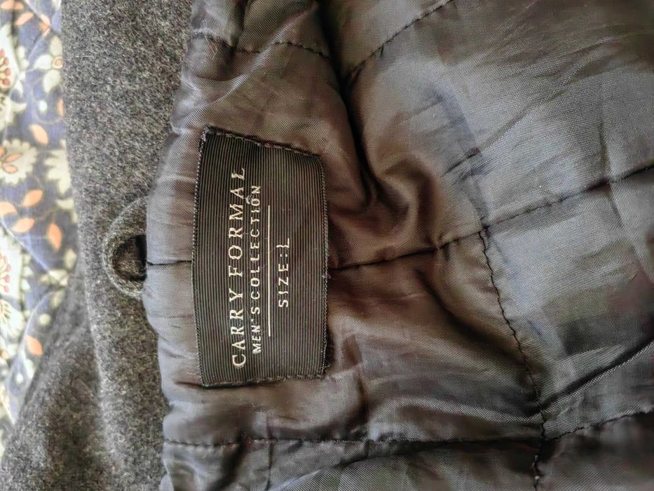 Мъжко вълнено палто L размер