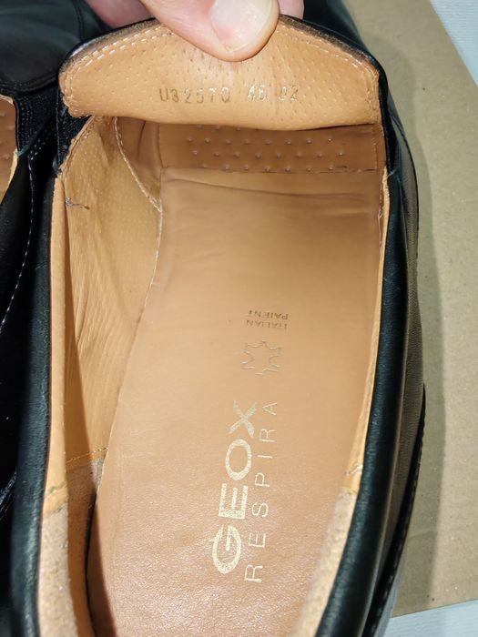 Удобни мъжки обувки от естествена кожа Geox Respira №46