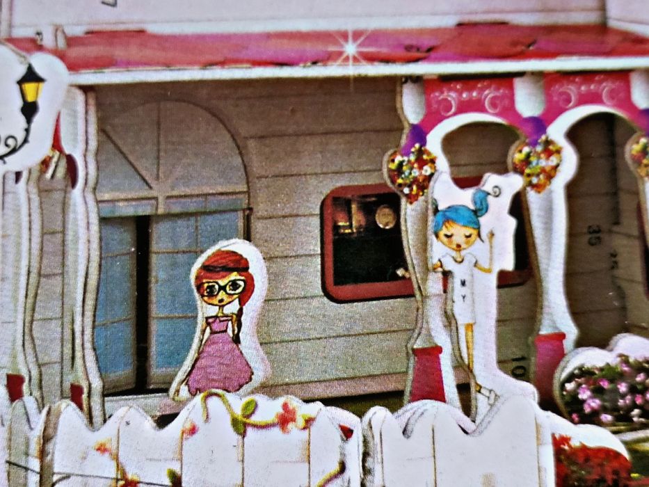 3D puzzle. Конструктор для девочек.