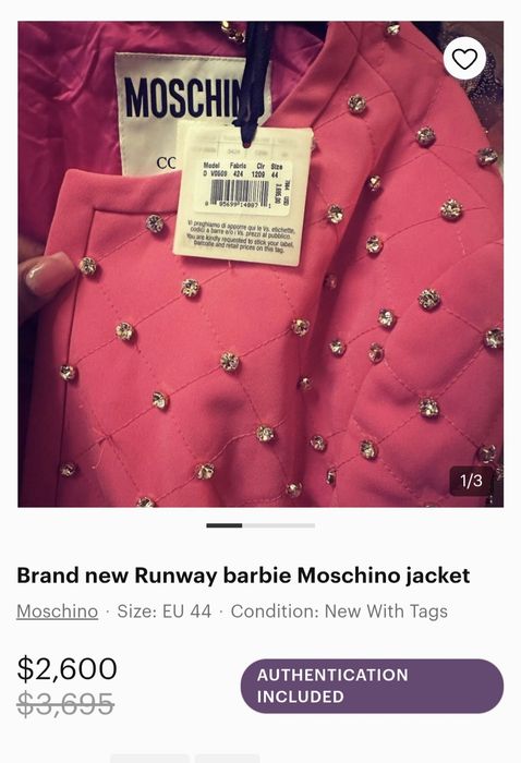 Jacheta damă moschino stare perfectă