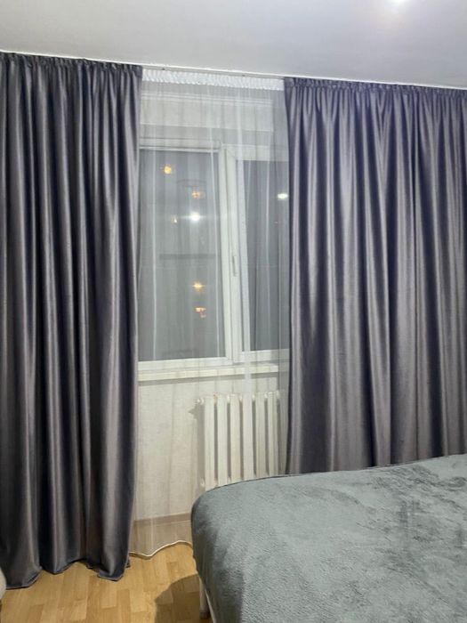 Бархатные шторы готовые + тюль