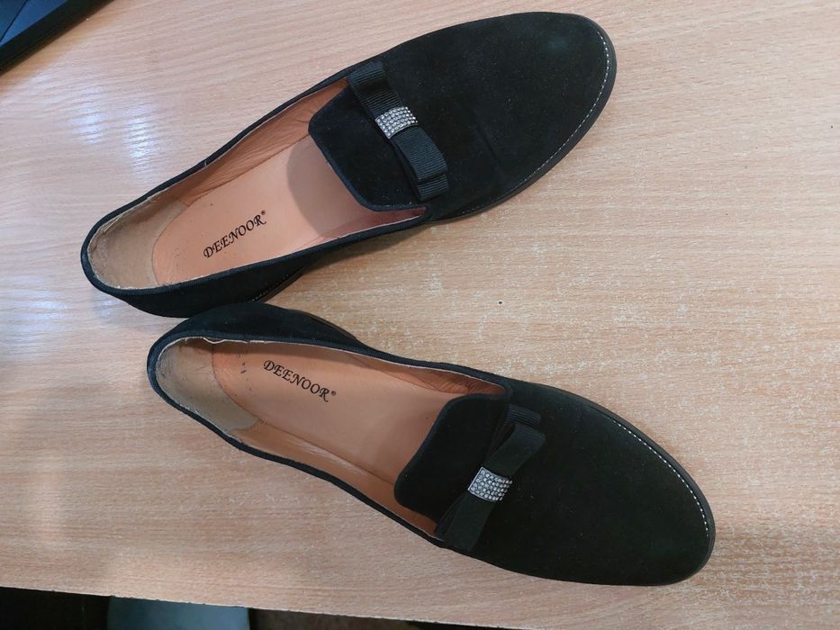 Туфли замша натуральная