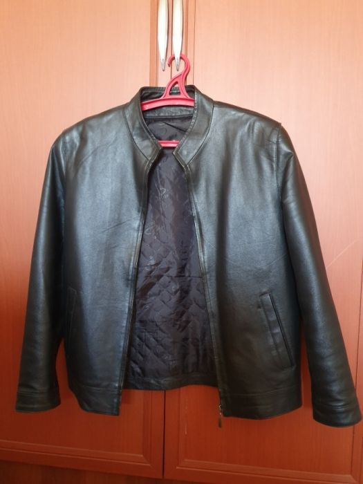 Кожаная куртка мужская