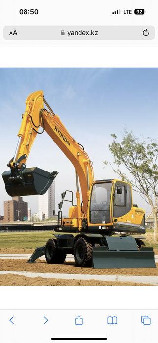 Экскаватор, Услуги колесных экс с Гидромолотом