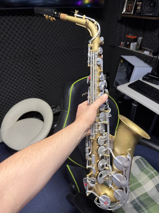 Yamaha YAS-280 Alto Sax – Recondiționat Complet – Aspect Mat Auriu Unicat