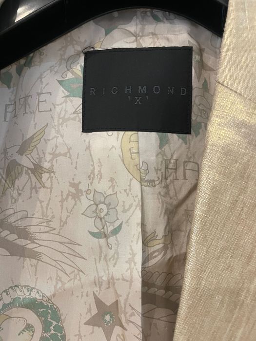 Sacou auriu RICHMOND 99% lână mărime IT 46 (M-L)