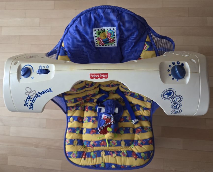 Leagan cu Vibratii, Lumini si Sunete Fisher Price - Nou