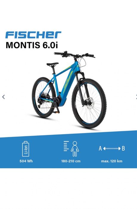 Vand bicicleta electrica Fischer montis 6.0 i