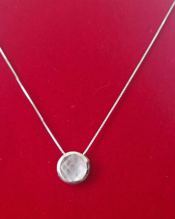 AG129, set argint 925,nou/marcat, solid, 4,2 grame,zirconiu alb,superb