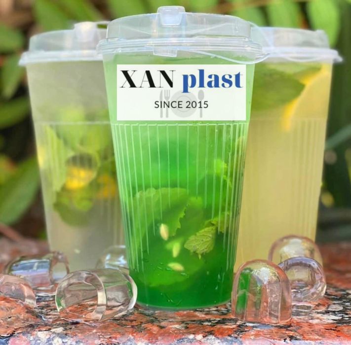 Квадратный Стакан для Мохито и Лимонада