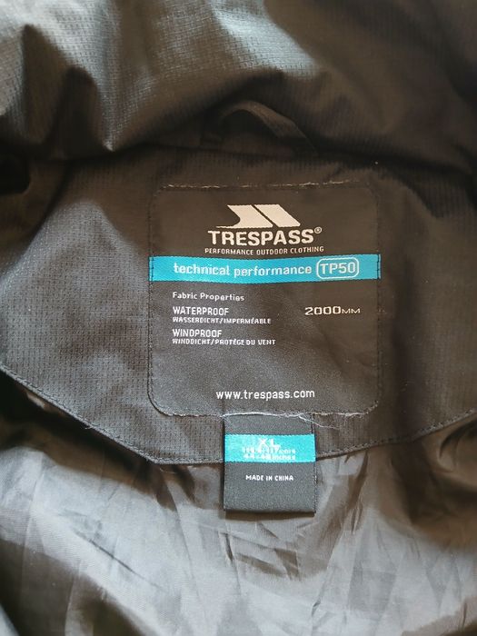 Яке за преходи trespass с воден стълб 2000