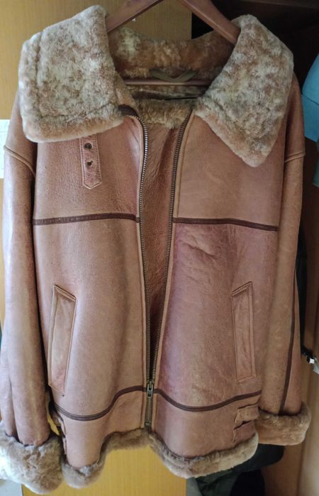 Автентичен Италиански АВИАТОРСКИ КОЖУХ B-3 Bomber