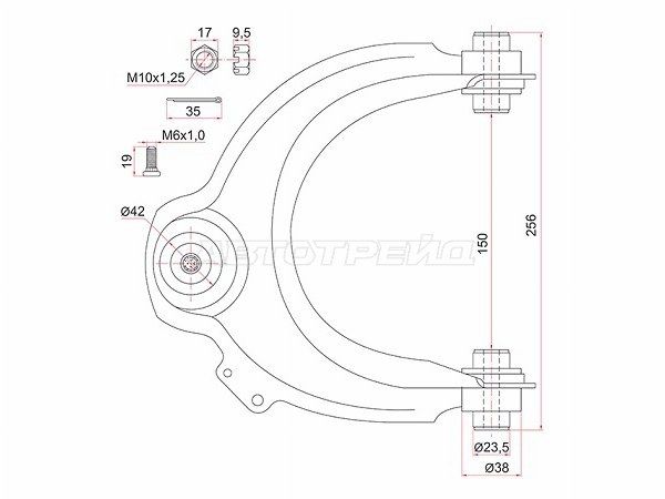 Рычаг подвески Honda Accord