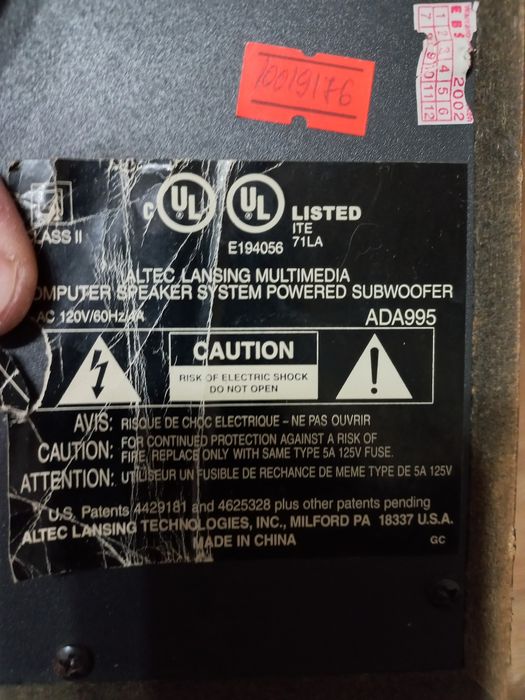 Dell Altec Lansing subwofer activ 5.1