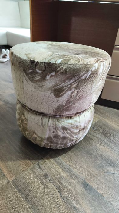 Пуфик мягкий круглый