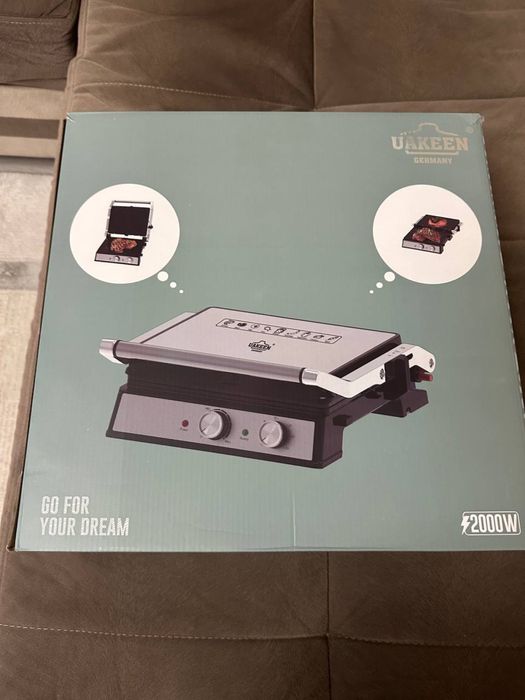 Электрический гриль UAKEEN ZL-411 (новый)