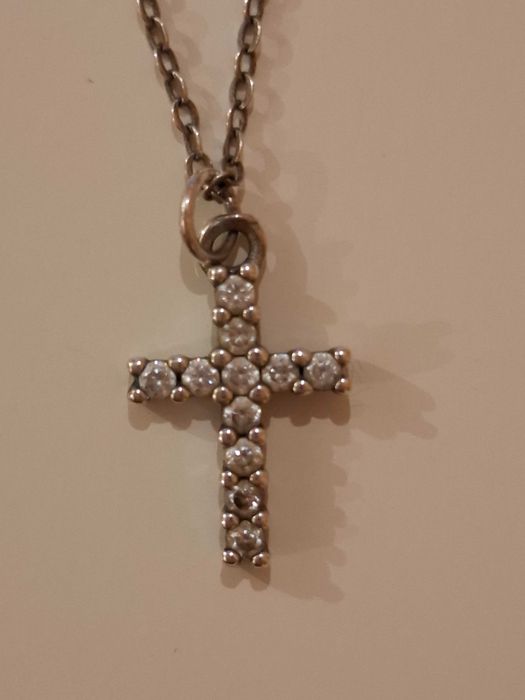 Сребърно   колие