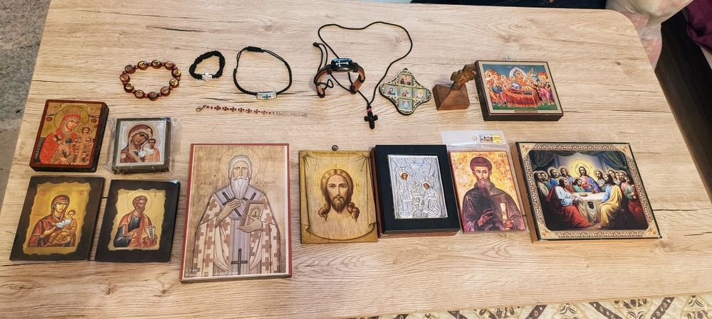 Icoane litografiate+metaniere tip brățară și multe altele