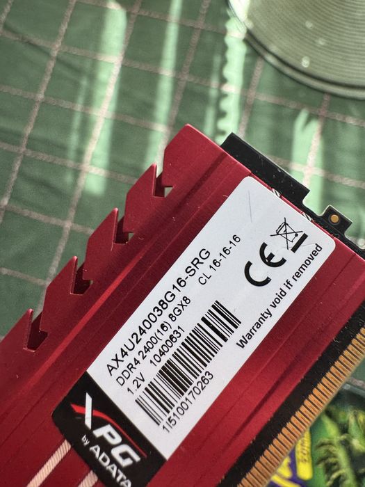 Ram 8 gb ddr4 firma xpg