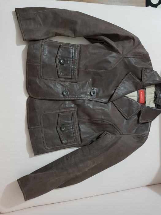 Geaca piele naturala Snap Shot,marimea 12/38,stare f buna