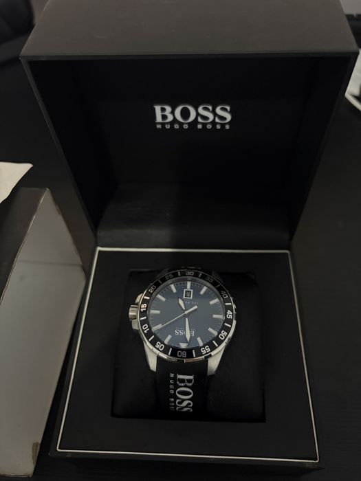 Ceas Hugo Boss 1513232, carcasa 46mm, curea silicon