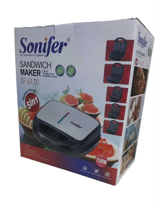 Вафельница 5 в 1 Sonifer SF-6170  vafelnitsa
