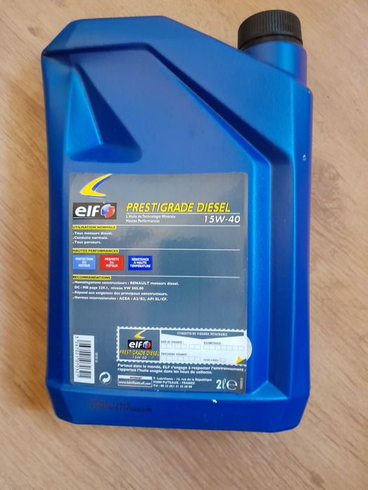 Ulei ELF PRESTIGRADE,  15W-40 DIESEL,mineral, 2Lx5 bidoane