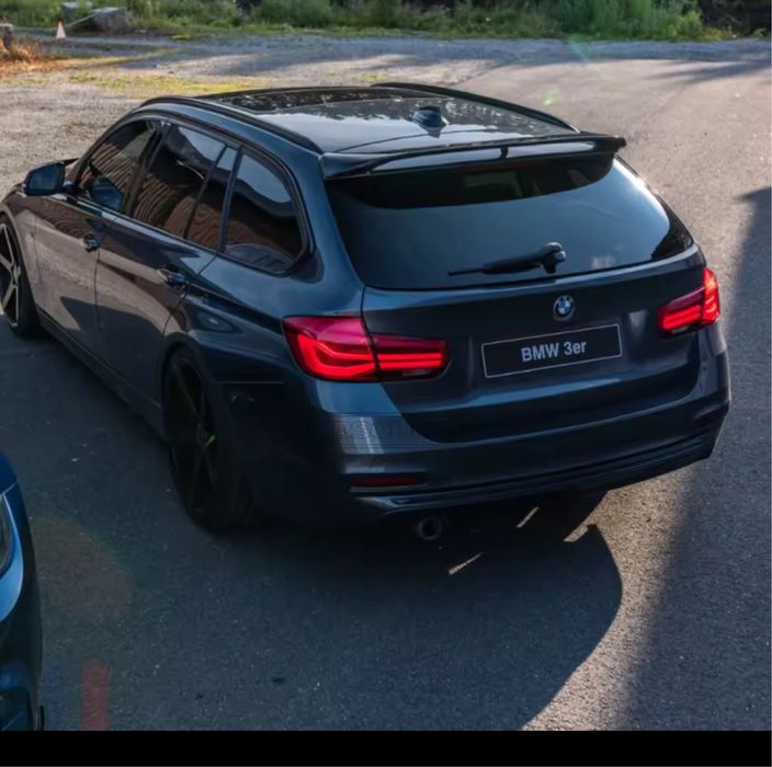 spoiler porbagaj bmw F31 negru lucios