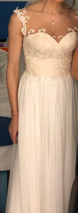 Rochie + Voal + Diadema + Capa Mireasa BestBride 2018. Pret Negociabil