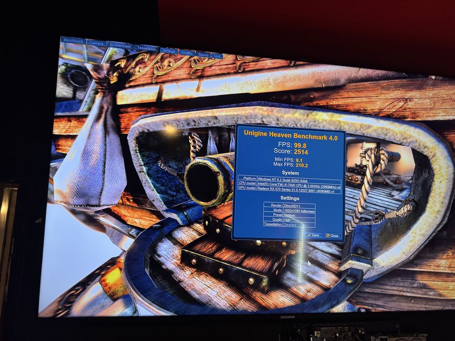 Компютър за игри i5 7400 / RX 570 4GB / 16GB DDR4 / 480GB SSD