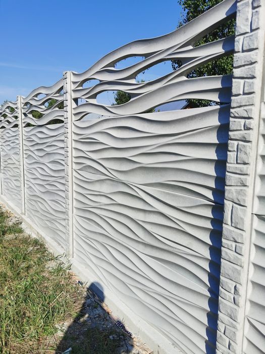 Gard Din Beton Armat ALB_GRI