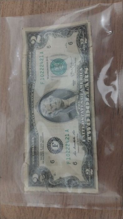 2 Доллар серийному номеру