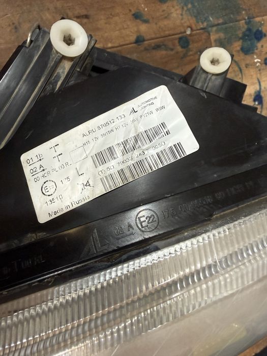 Фара приора 2 с ход однём левая оригинал бош